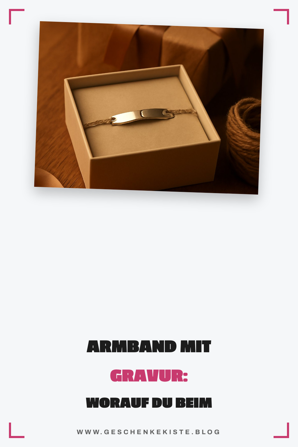 Armband mit Gravur: Worauf du beim Kauf achten musst