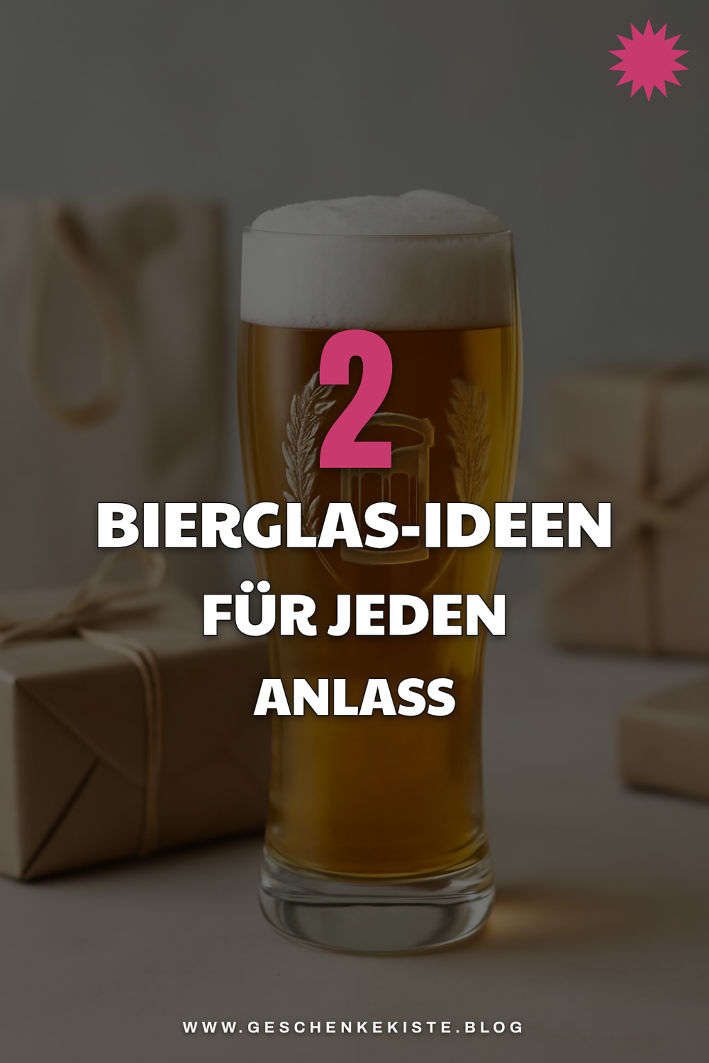 Bierglas mit Gravur für besondere Anlässe