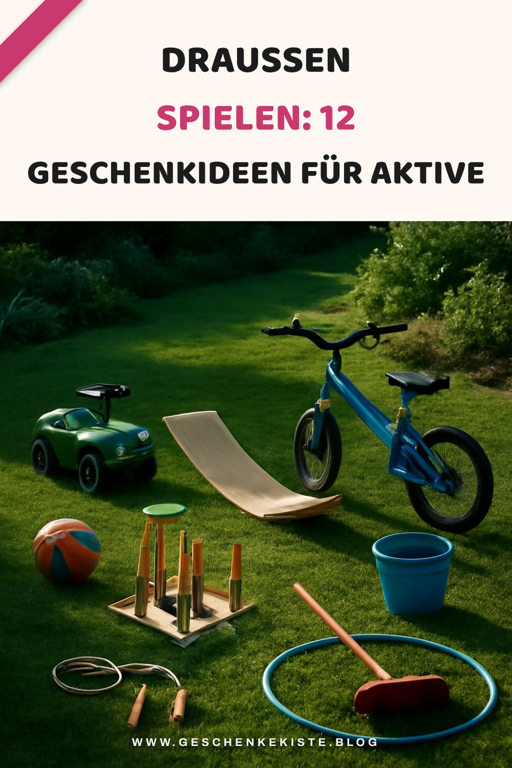 Draußen spielen: 2 Geschenkideen für aktive Kinder — Bastel-Material