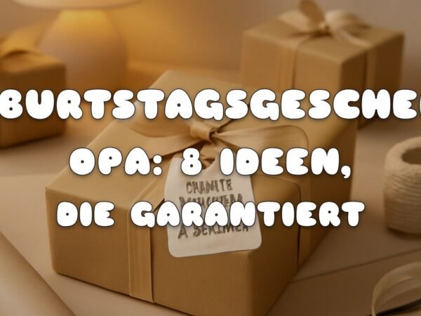 Geburtstagsgeschenk Opa: 8 Ideen, die garantiert ankommen