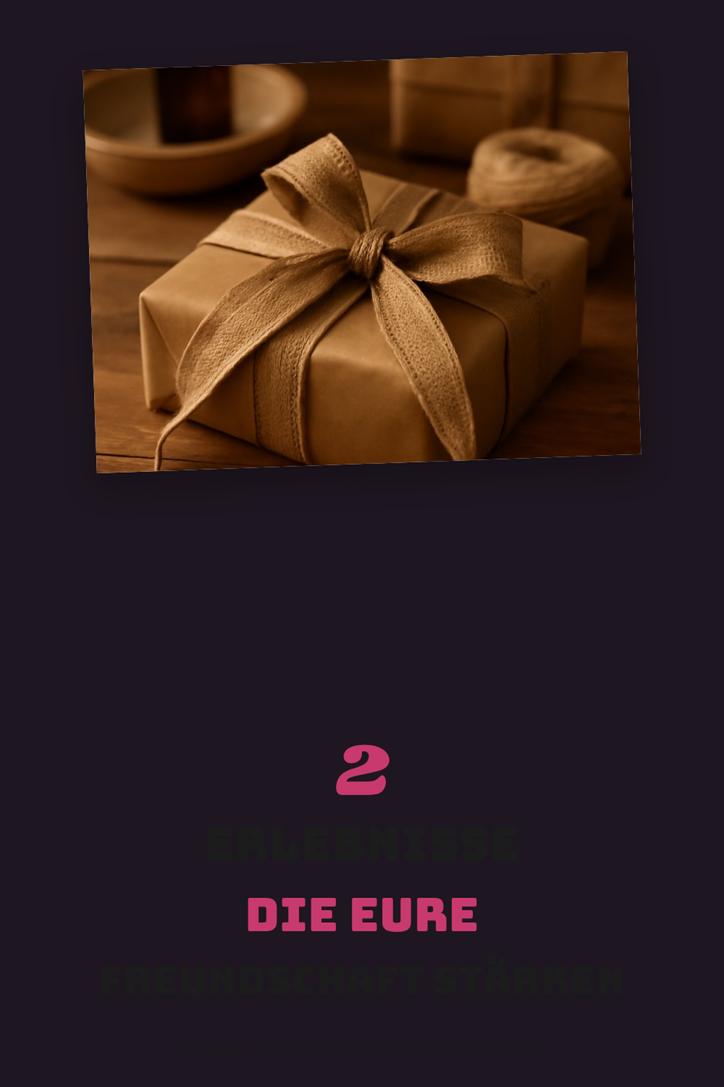 Erlebnisgeschenke, die verbinden