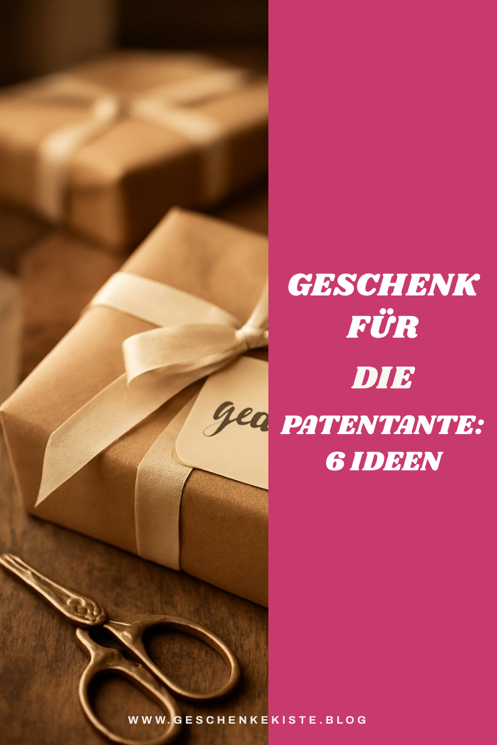 Geschenk für die Patentante: 6 Ideen, die garantiert ankommen