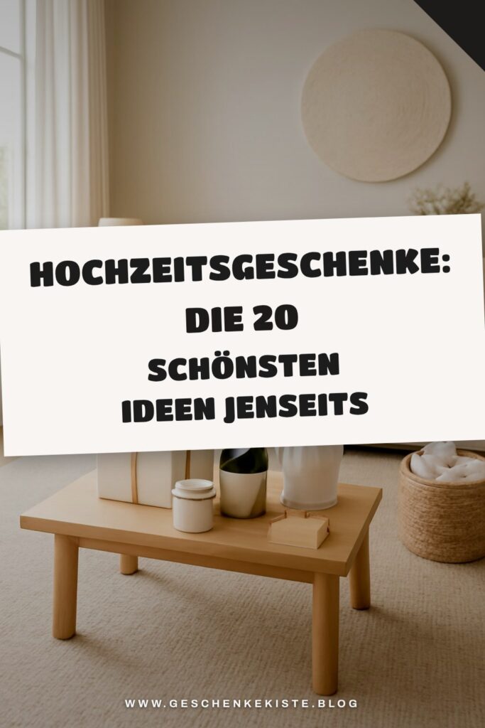 Hochzeitsgeschenke: Die 20 schönsten Ideen jenseits von Geld
