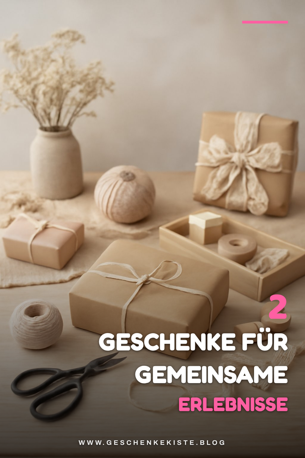 Geschenke für gemeinsame Erlebnisse