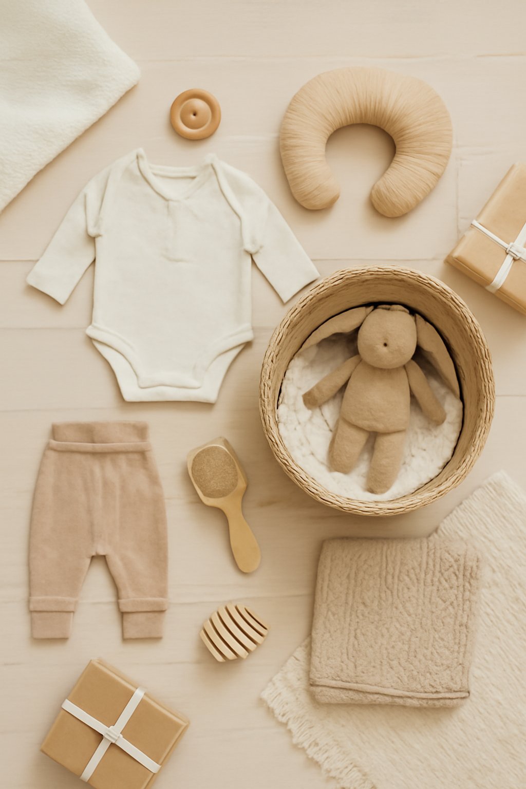 Babybett aus Kiefernholz 120x60