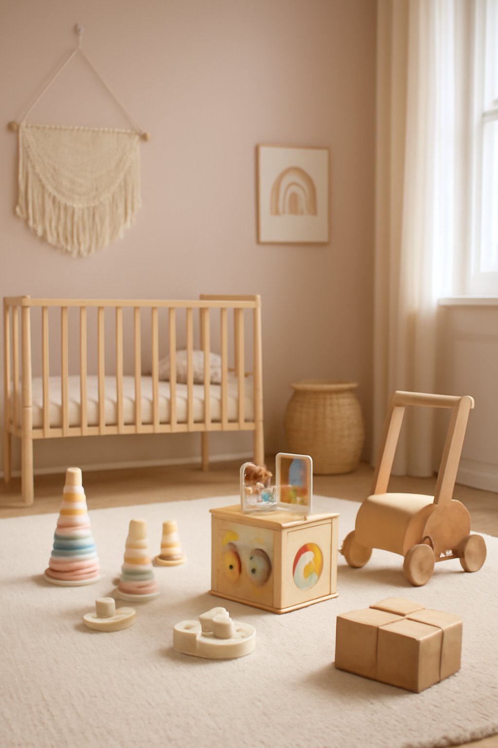 Bunte Holzbausteine 50 Stück