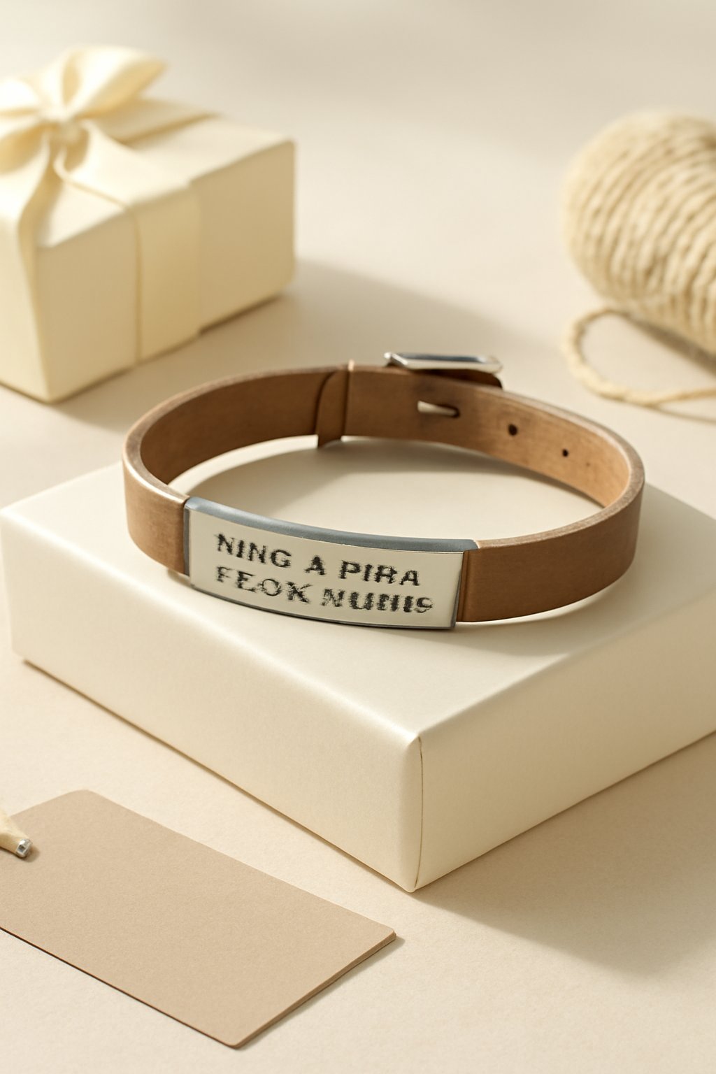 Lederarmband mit Gravur