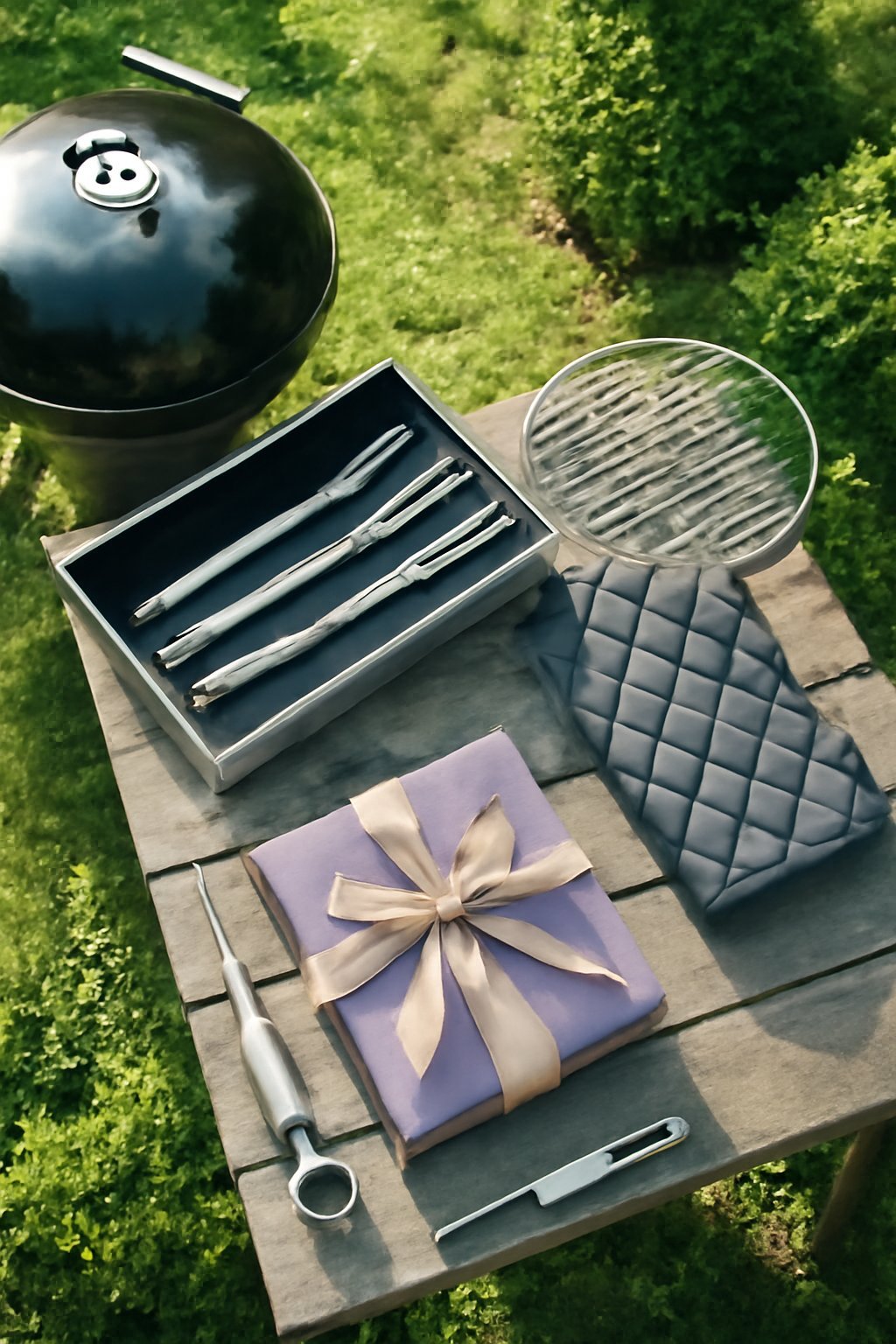 Rauchbox für Holzkohlegrill