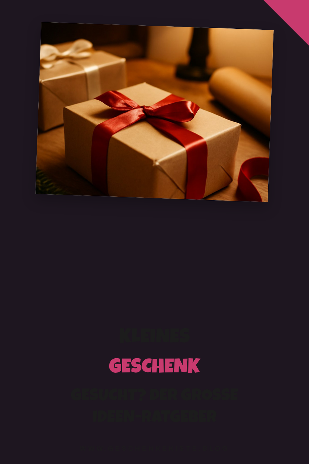 Kleines Geschenk gesucht? Der große Ideen-Ratgeber 2026 — Anlaesse Geschenk