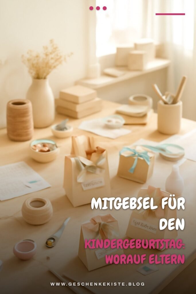 Mitgebsel für den Kindergeburtstag: Worauf Eltern achten