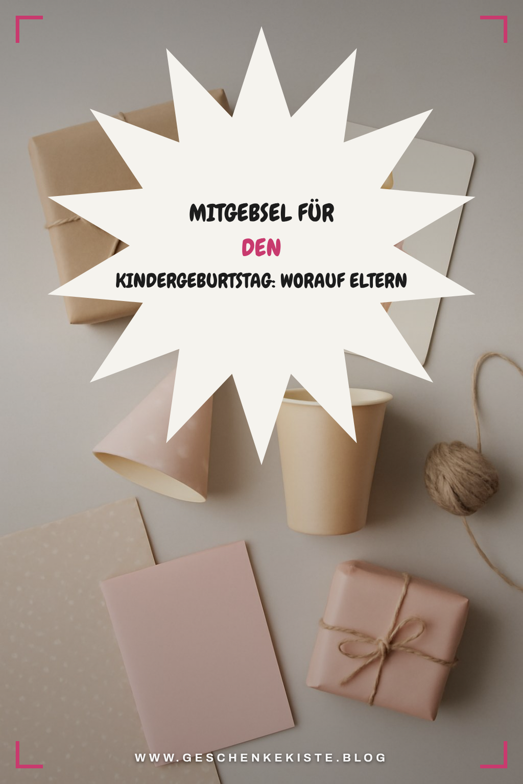 Mitgebsel für den Kindergeburtstag: Worauf Eltern achten — Bastel-Material