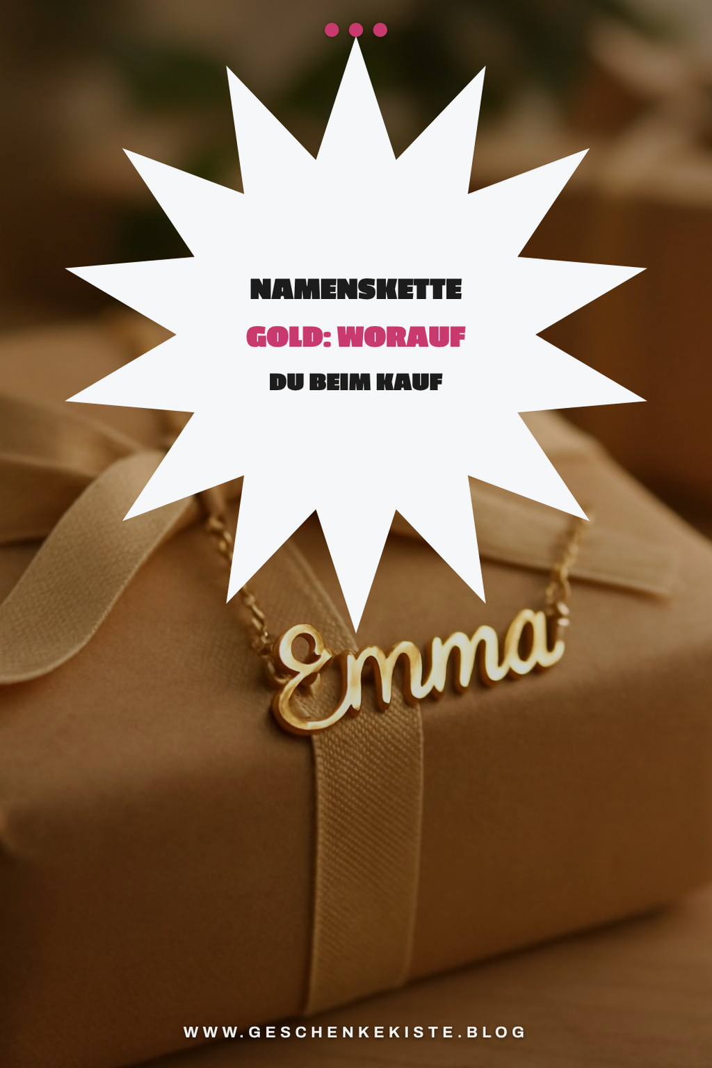 Namenskette Gold: Worauf du beim Kauf achten musst