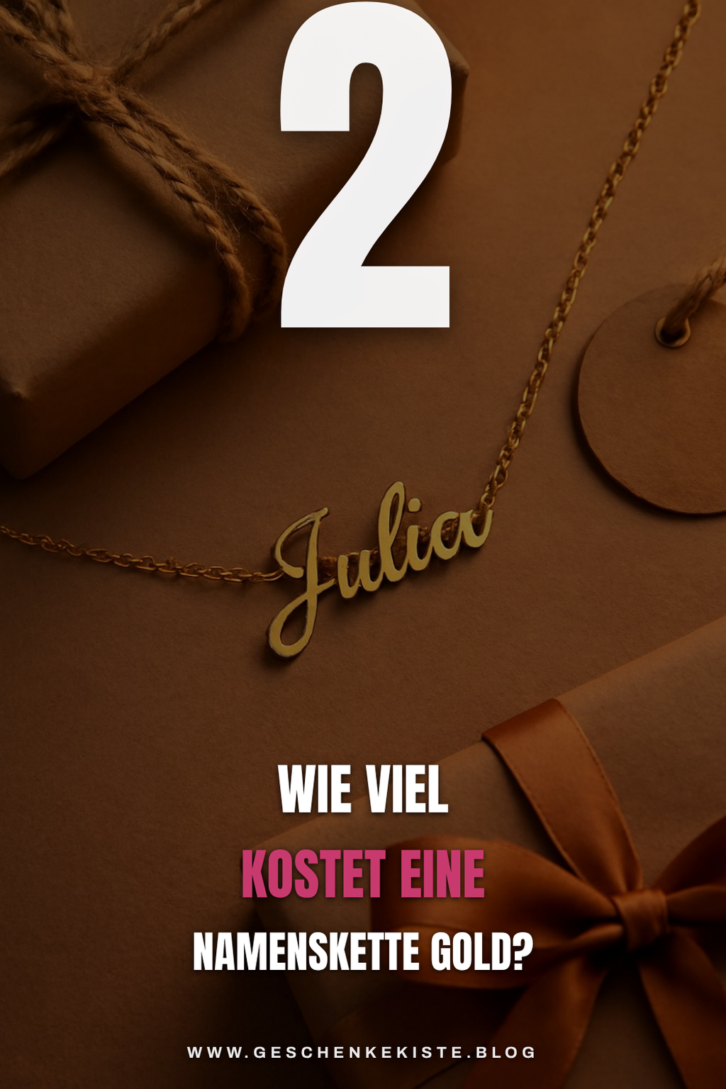 Preise und Budget für Namenskette Gold
