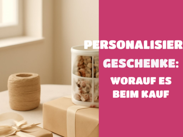 Personalisierte Geschenke: Worauf es beim Kauf ankommt