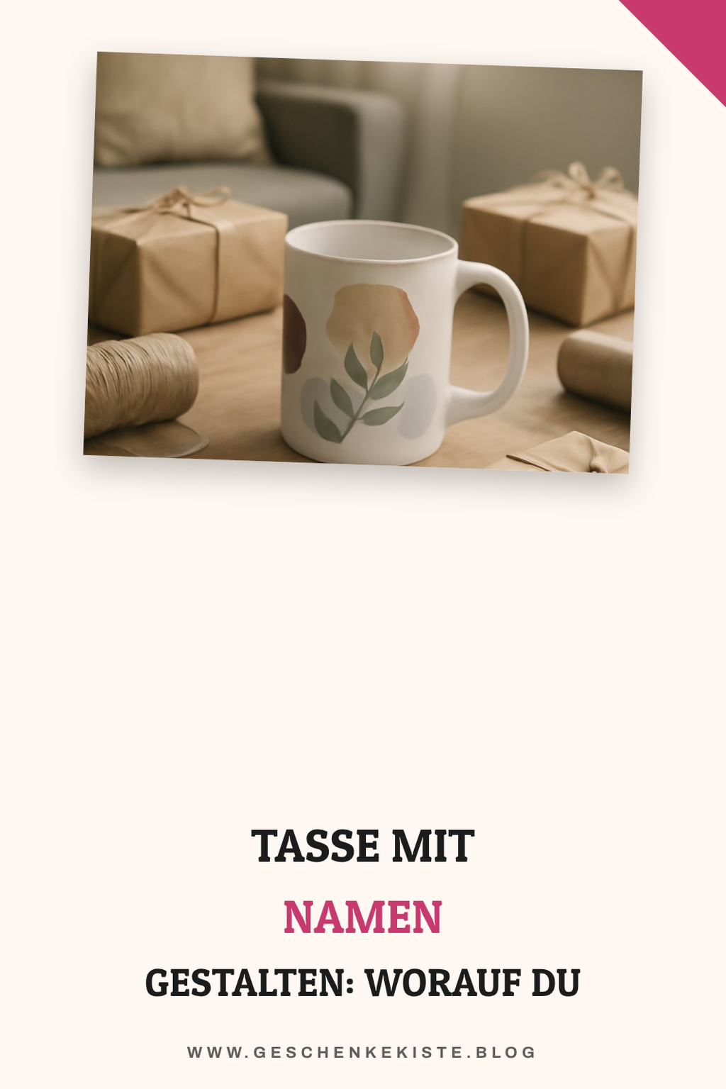 Tasse mit Namen gestalten: Worauf du beim Kauf achtest