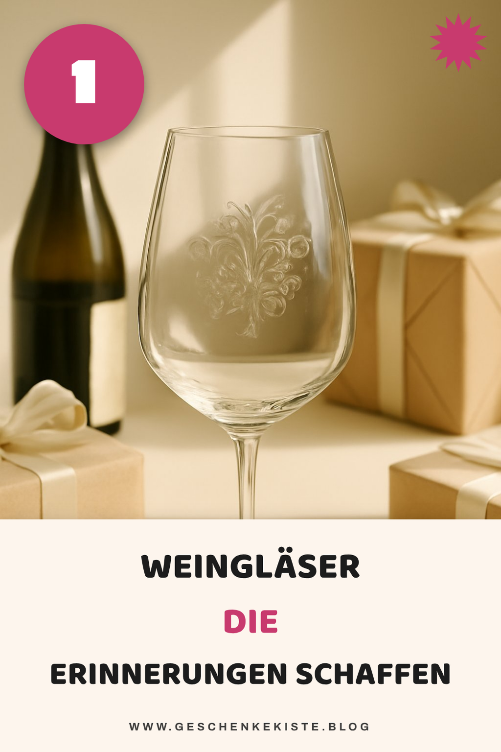 Entdecke die besten gravierten Weingläser für jeden Anlass