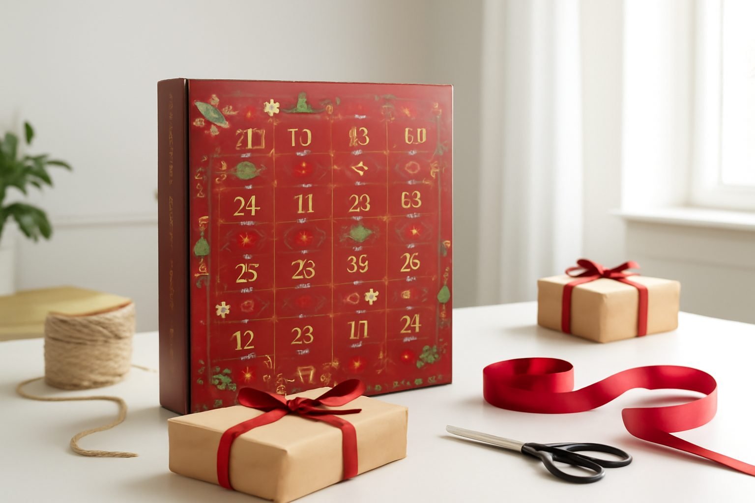 Adventskalender Erwachsene basteln ohne Vorkenntnisse