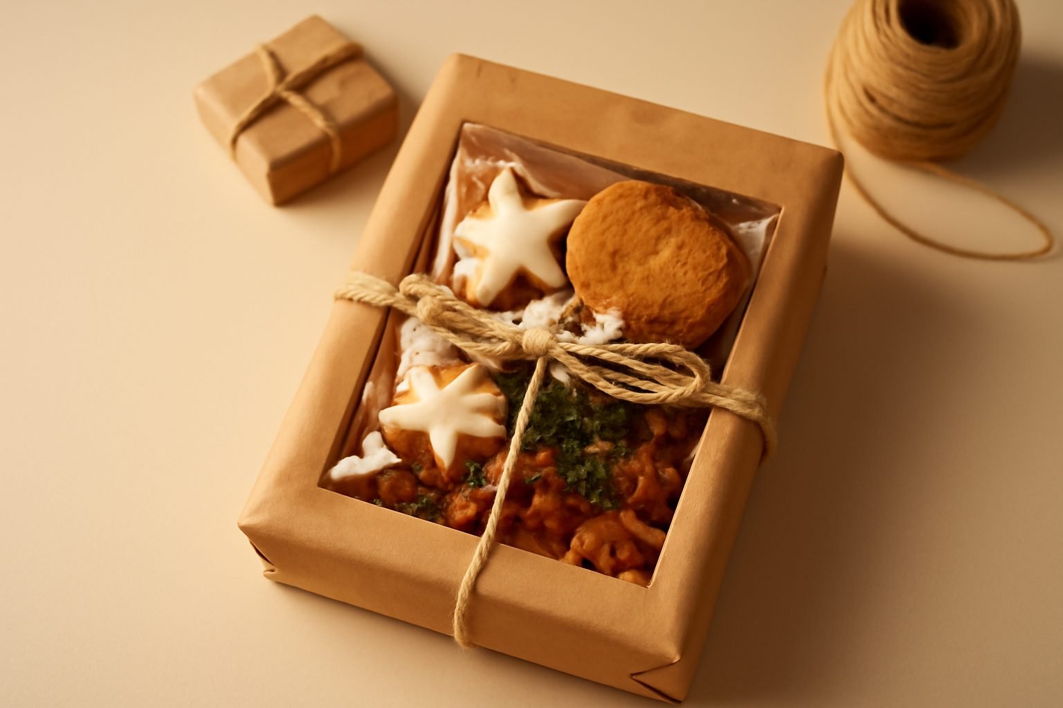 Essbare Weihnachtsgeschenke für die Kollegin