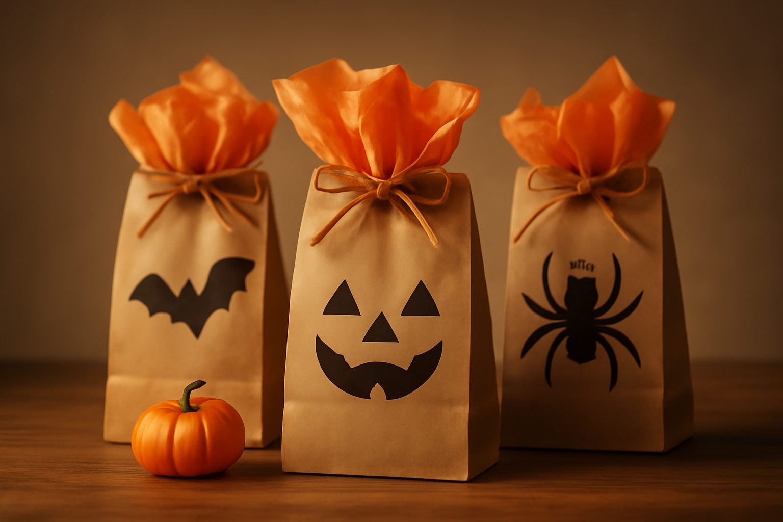 Halloween Mitgebsel selber machen — der Weg zum Ergebnis