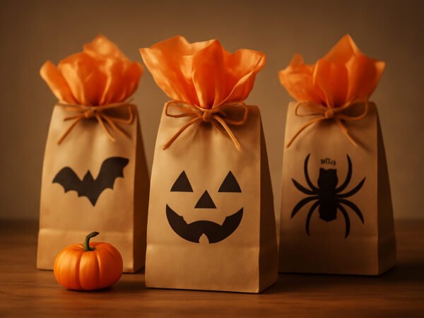 Halloween Mitgebsel selber machen — der Weg zum Ergebnis