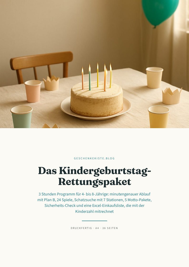 Das Kindergeburtstag-Rettungspaket – Vorschau Seite 2